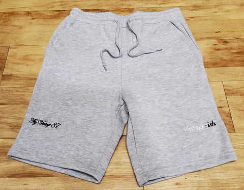 FV87 EMBROIDERED FLEECE SWEAT SHORTS
