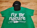 FLY BY NATURE GREEN TEE