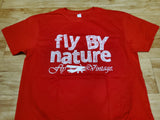 RED FLY BY NATURE TEE