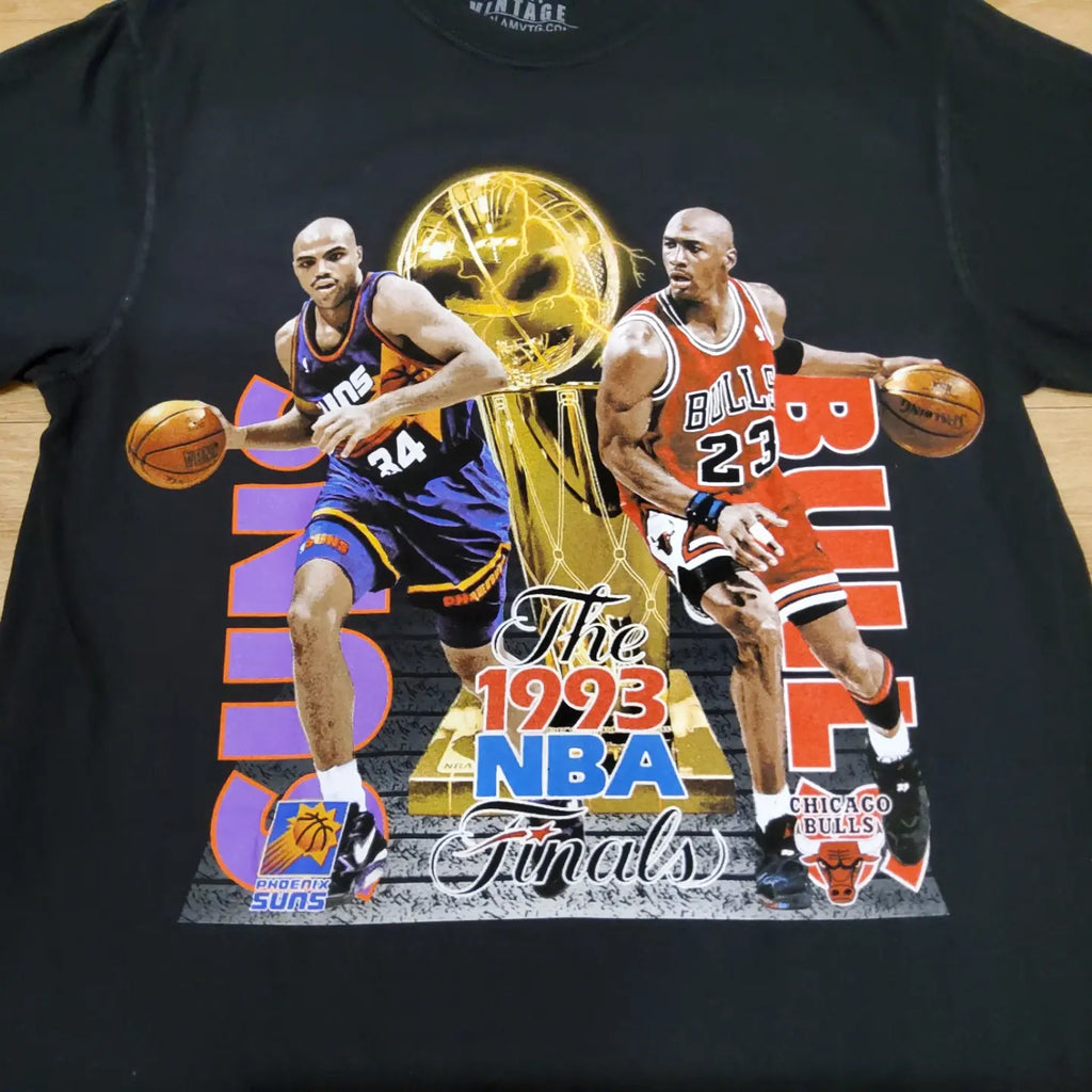 Vintage 1993 Phoenix Suns NBA Finals T Shirt NBA Basketball Shirt